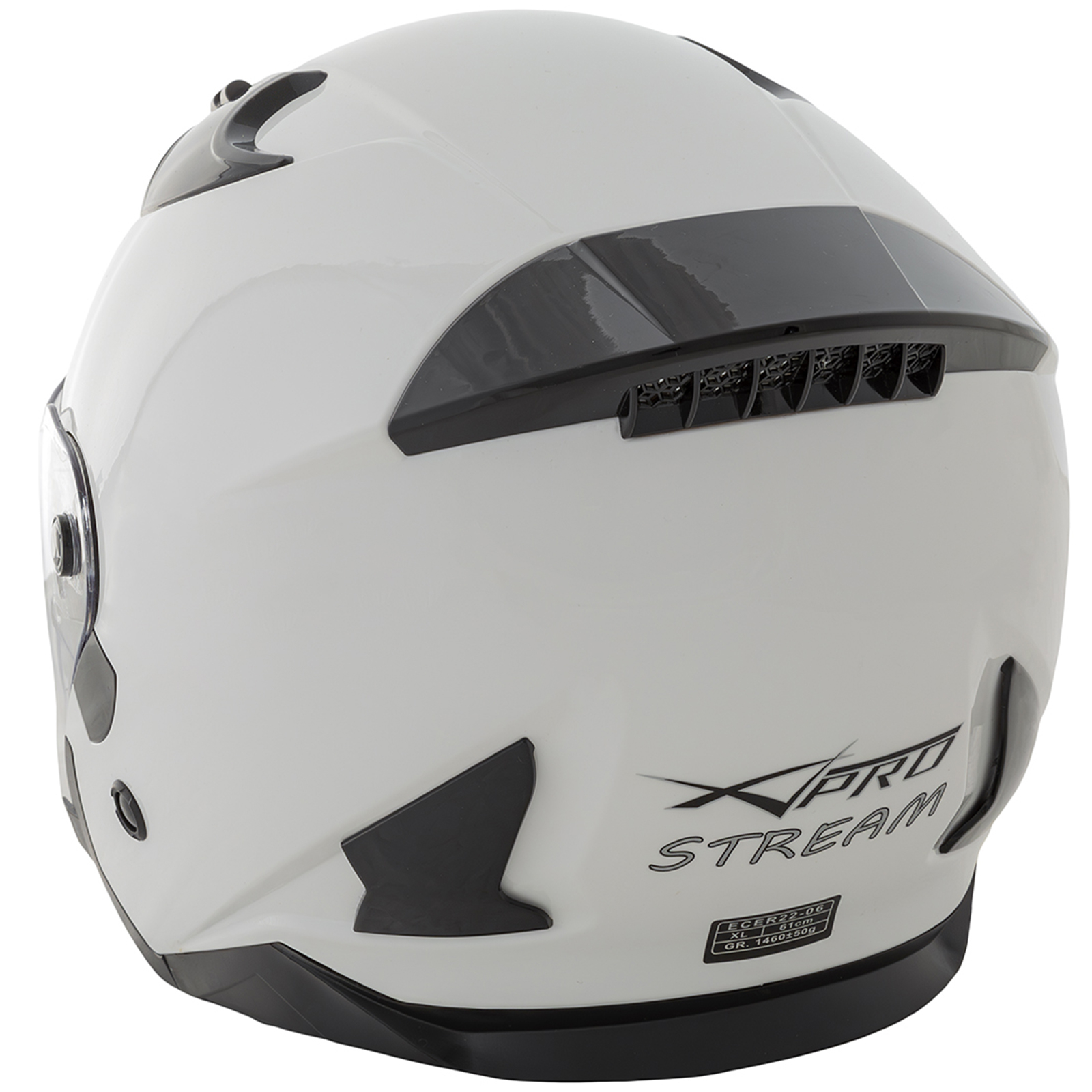 Casco Jet Moto Aperto Visiera Scooter Antigraffio Urbano ECE 22-06 Bianco - Imagen 7 de 15