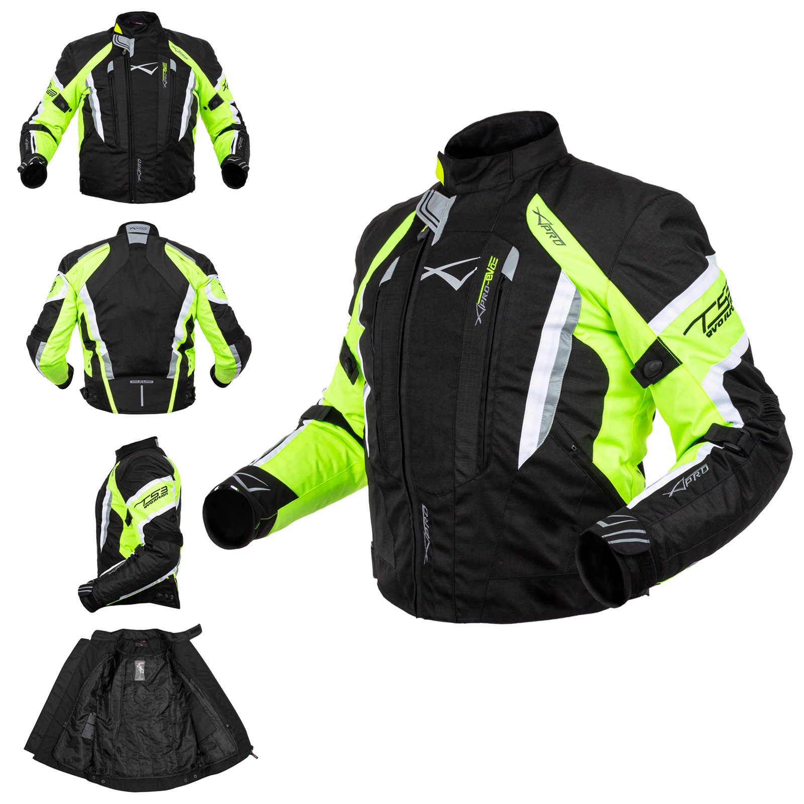 Giacca Cordura Moto Tessuto Impermeabile Sport Touring Termica Sfoderabile - Afbeelding 52 van 99