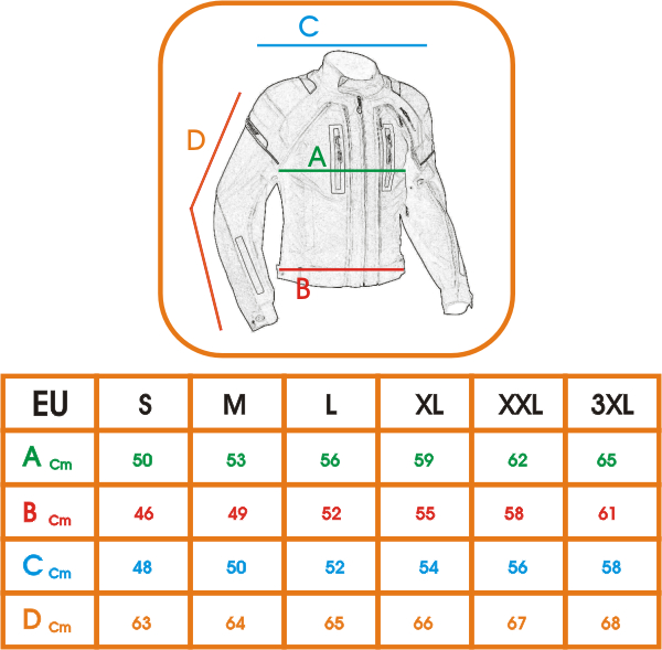 Motorcycle Motorbike Waterproof Textile Thermal Jacket CE Armoured Orange - Foto 14 di 14