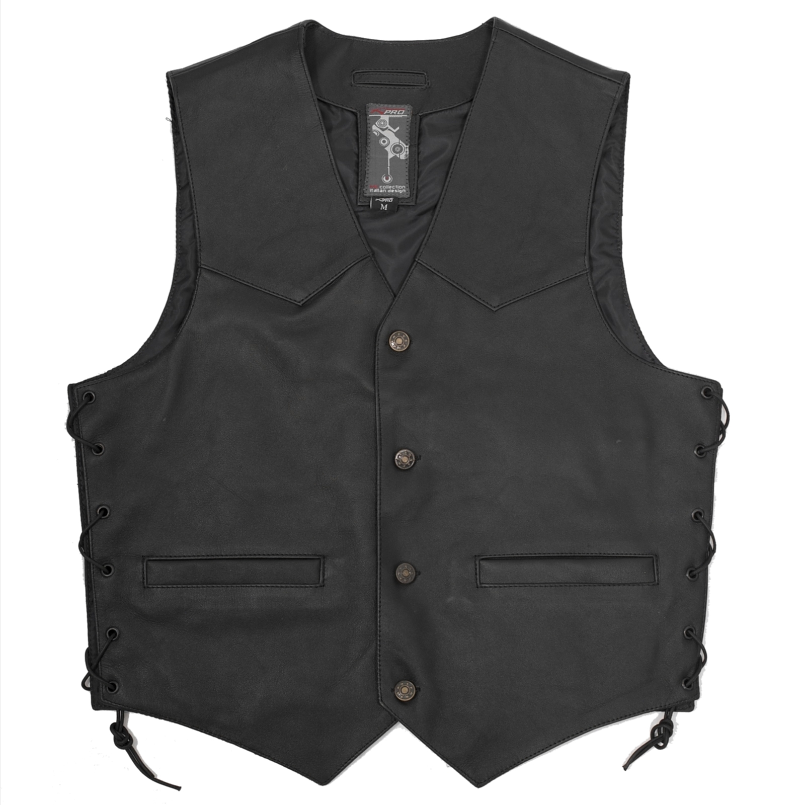 Leather Vest Waist Custom Bikers Biker Sonicmoto |