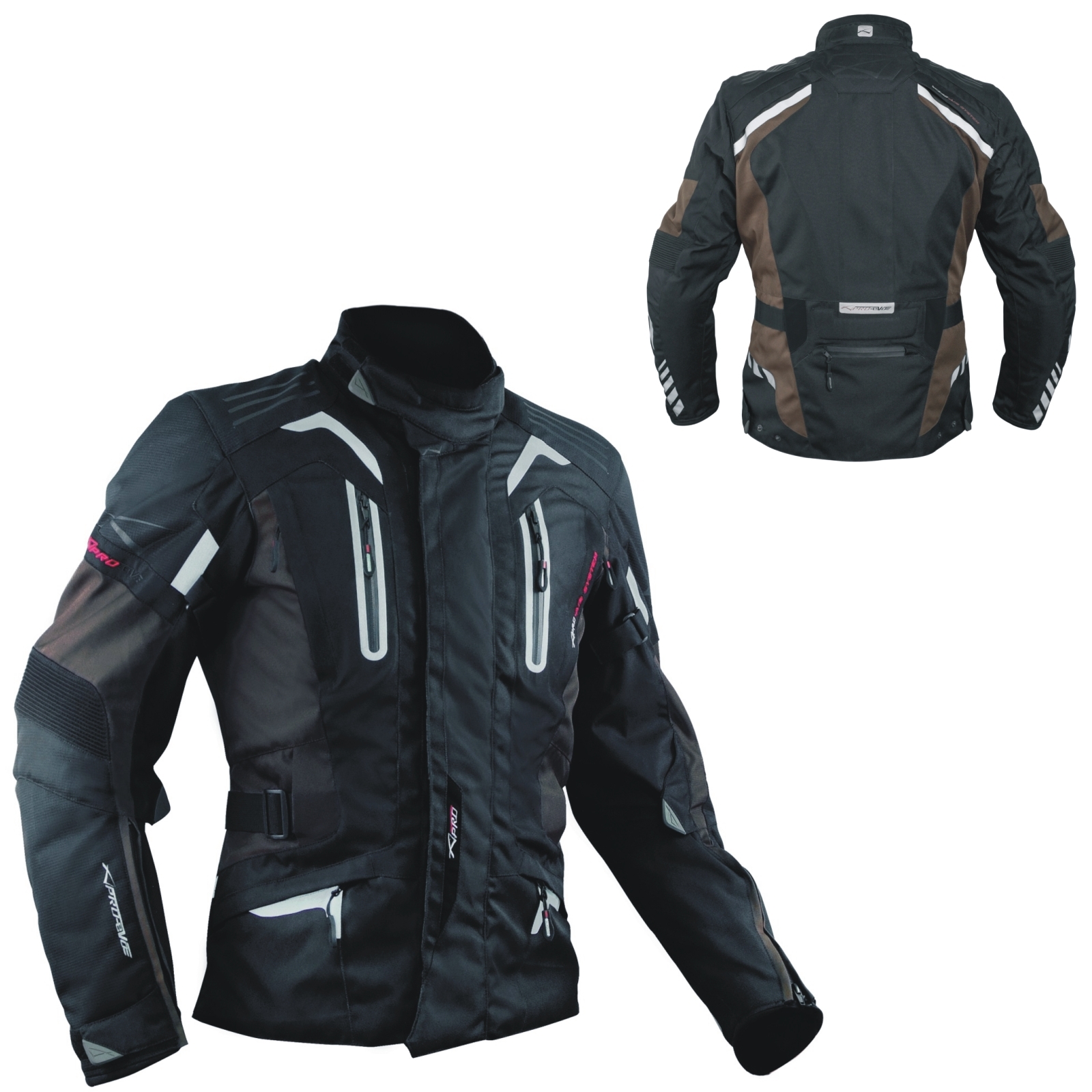 Giacca Moto Touring Termica Impermeabile Sfoderabile Protezioni CE Touring - Afbeelding 23 van 75