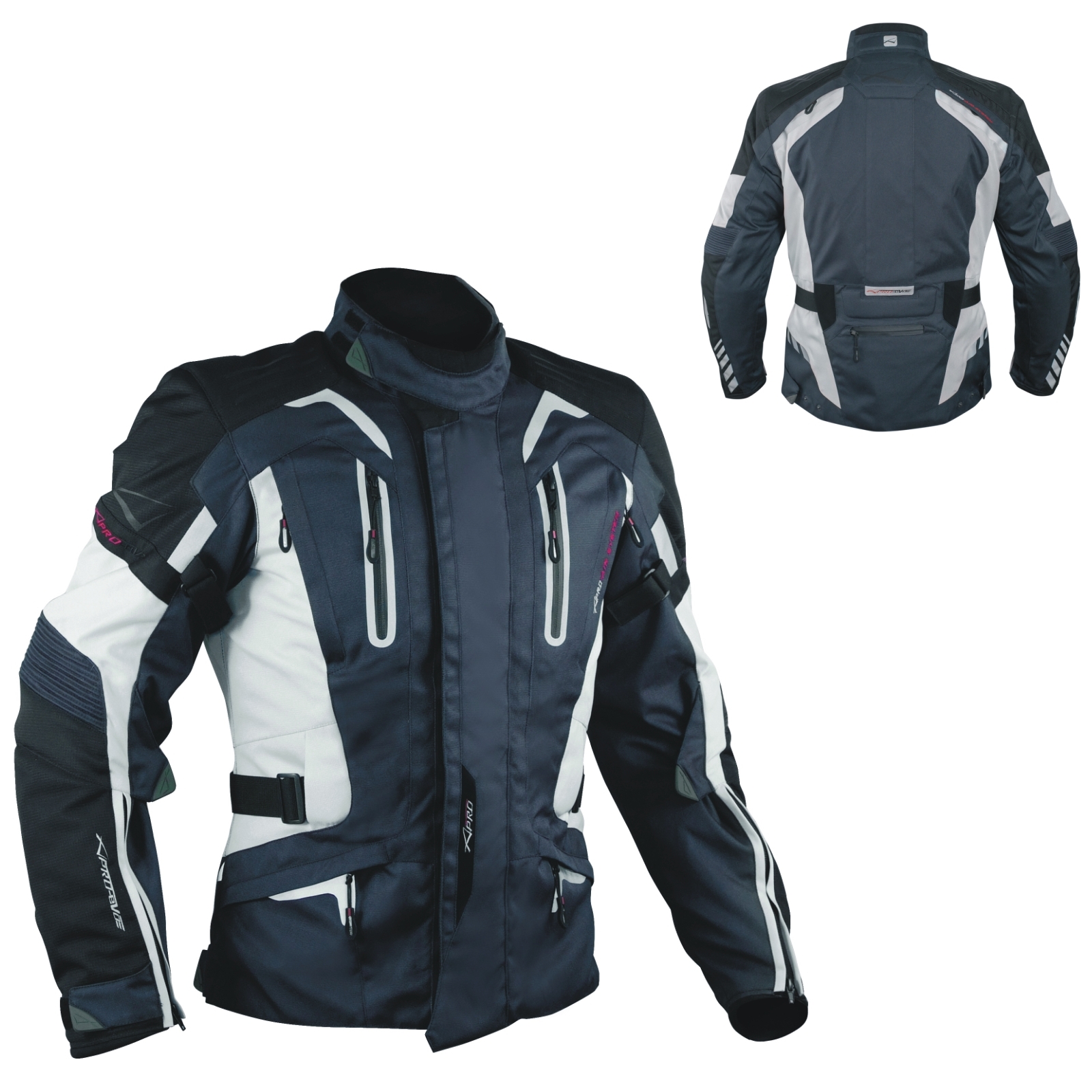 Giacca Moto Touring Termica Impermeabile Sfoderabile Protezioni CE Touring - Afbeelding 35 van 75