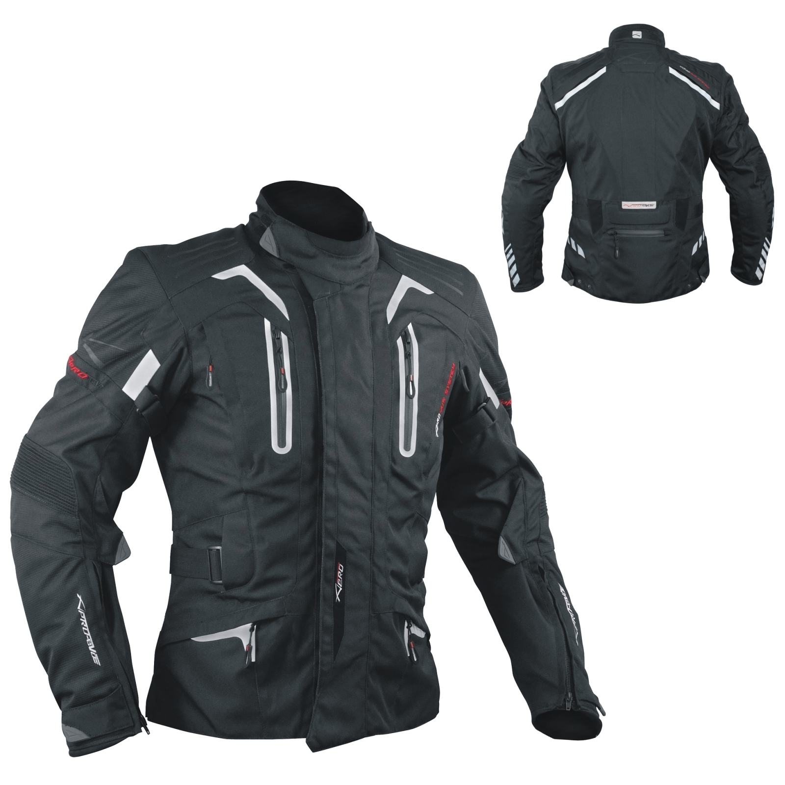 Giacca Moto Touring Termica Impermeabile Sfoderabile Protezioni CE Touring - Afbeelding 5 van 75
