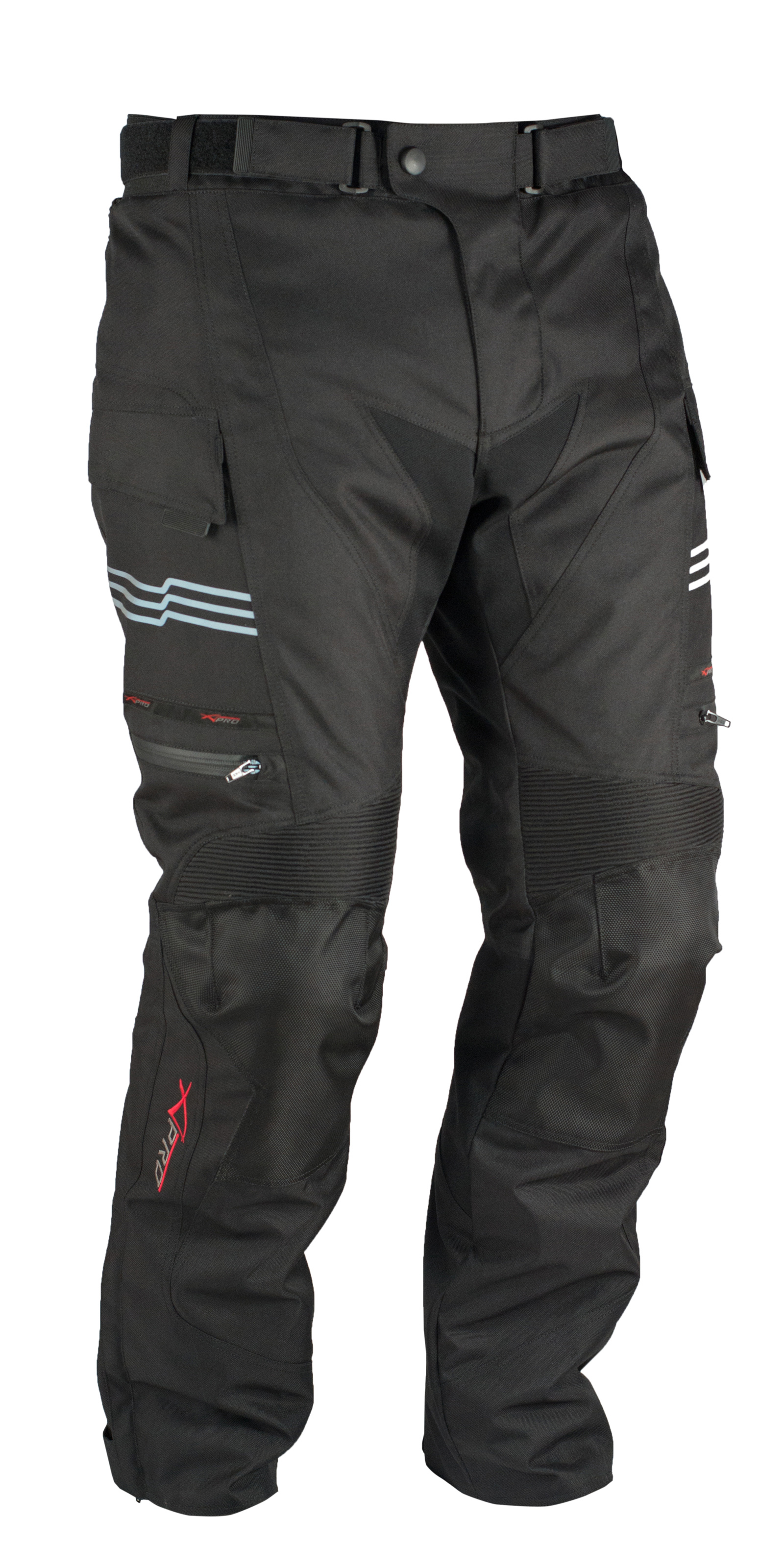 Pantaloni Impermeabile Moto Termica Estraibile Strisce Riflettenti - Imagen 11 de 27