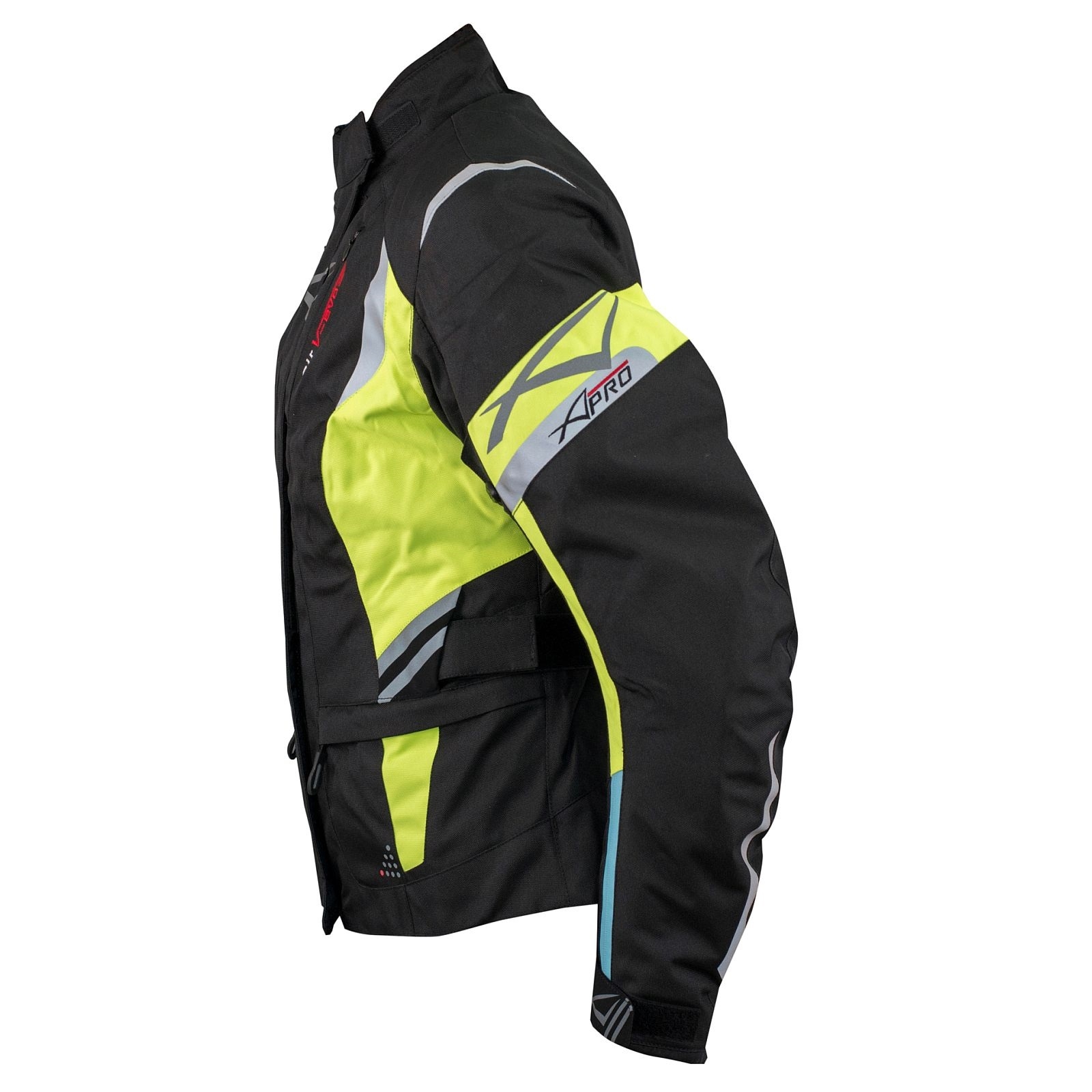 Lady Giacca Moto Donna Impermeabile Termica Sfoderabile Protezioni CE Fluo - Picture 13 of 15