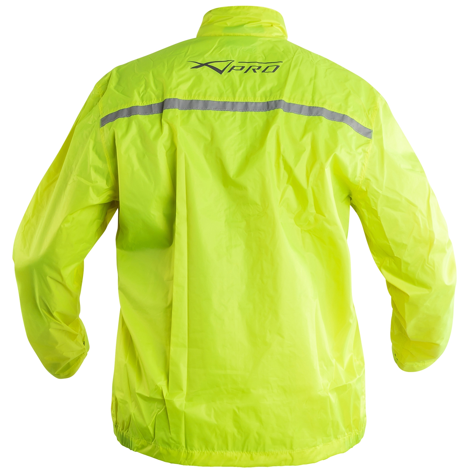 Giacca Tuta Moto Antipioggia Antiacqua Antivento Fluo Impermeabile Visibilità - Foto 11 di 15
