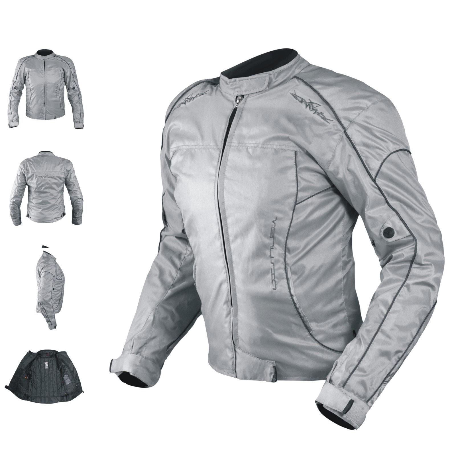 Giacca Lady Moto Donna Tessuto Protezioni CE Termico Sfoderabile Scooter - Imagen 36 de 39