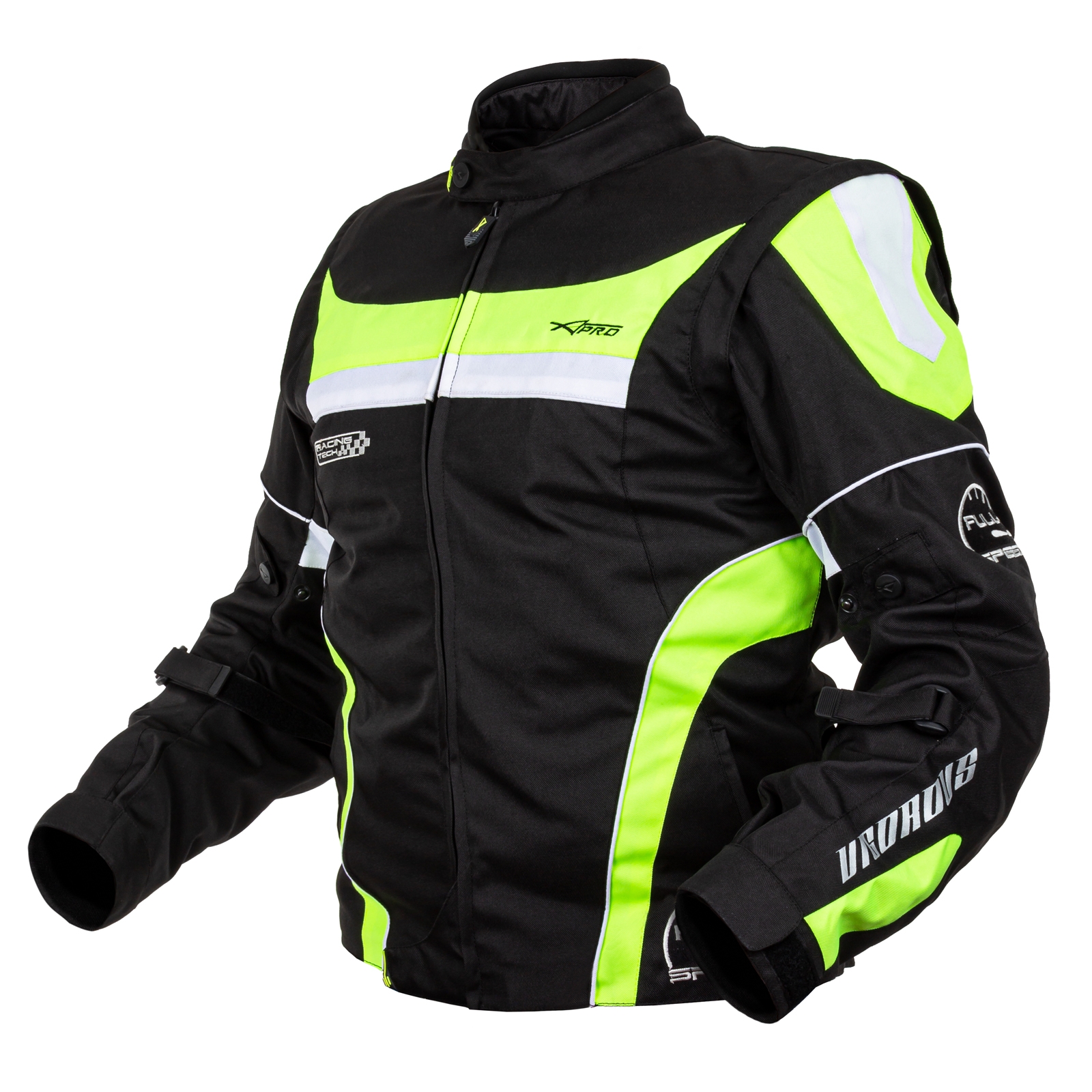 Giacca Moto Manica Staccabile Tessuto Protezioni CE Sfoderabile Gilet Termico - Afbeelding 37 van 63