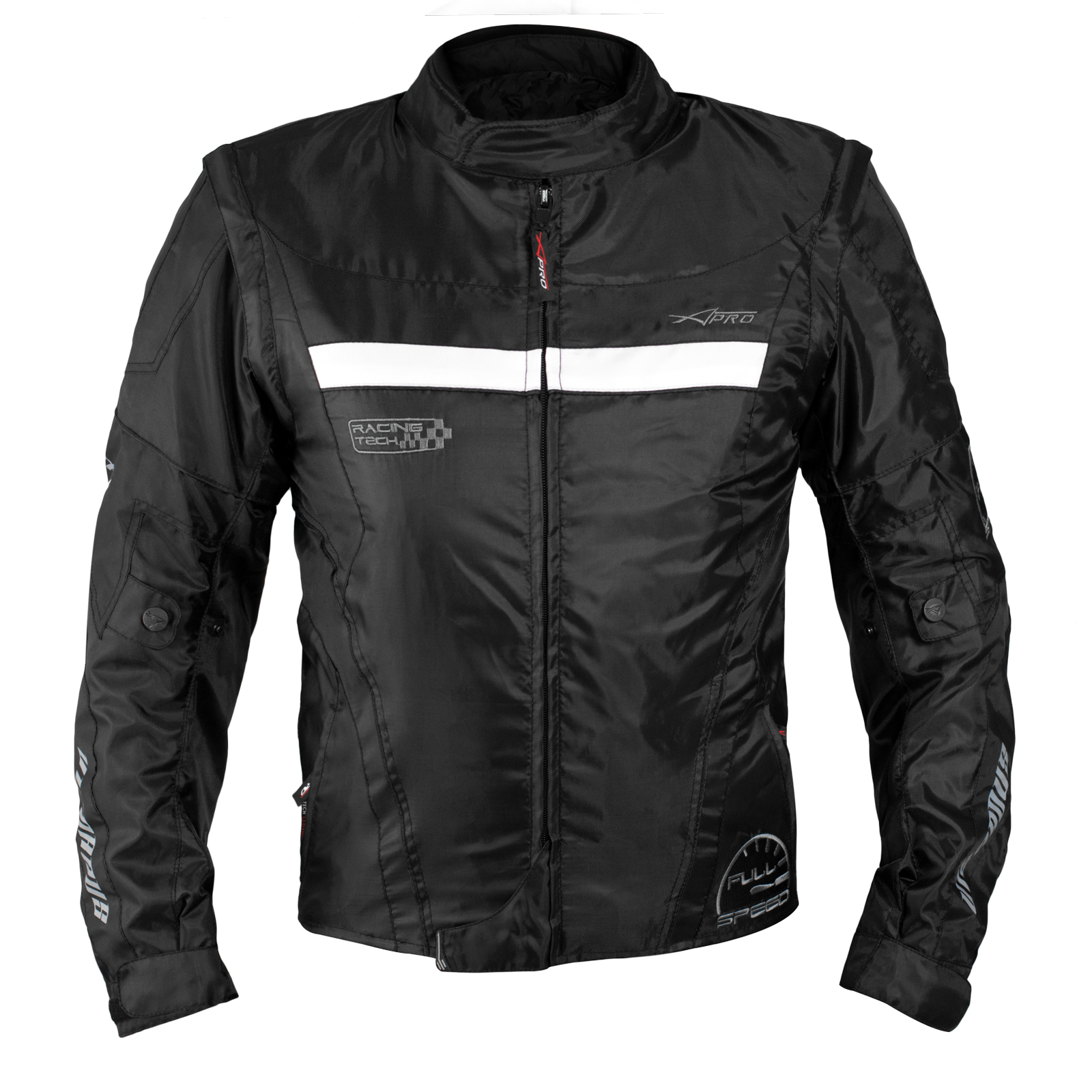 Giacca Moto Manica Staccabile Tessuto Protezioni CE Sfoderabile Gilet Termico - Afbeelding 13 van 63