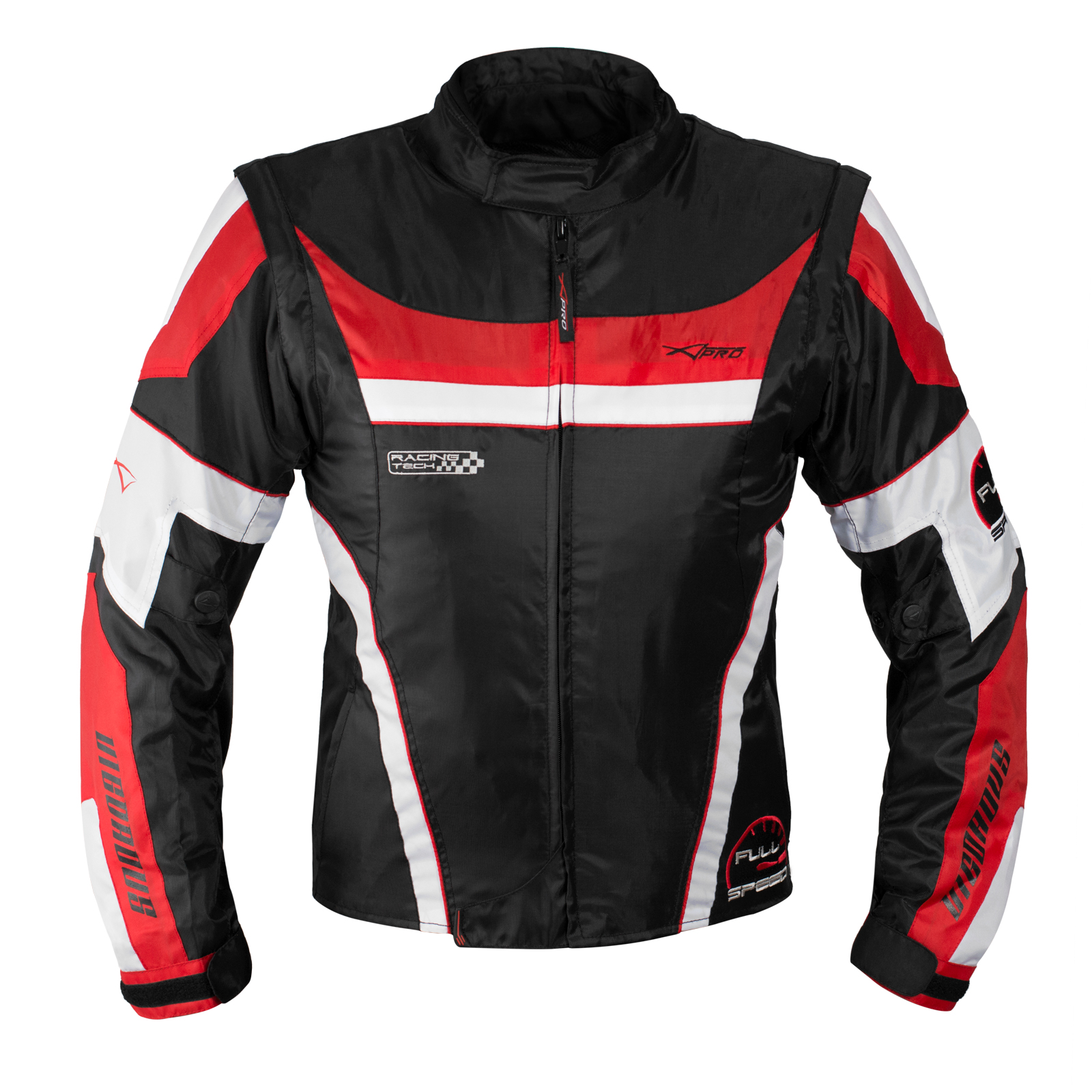 Giacca Moto Manica Staccabile Tessuto Protezioni CE Sfoderabile Gilet Termico - Afbeelding 61 van 63
