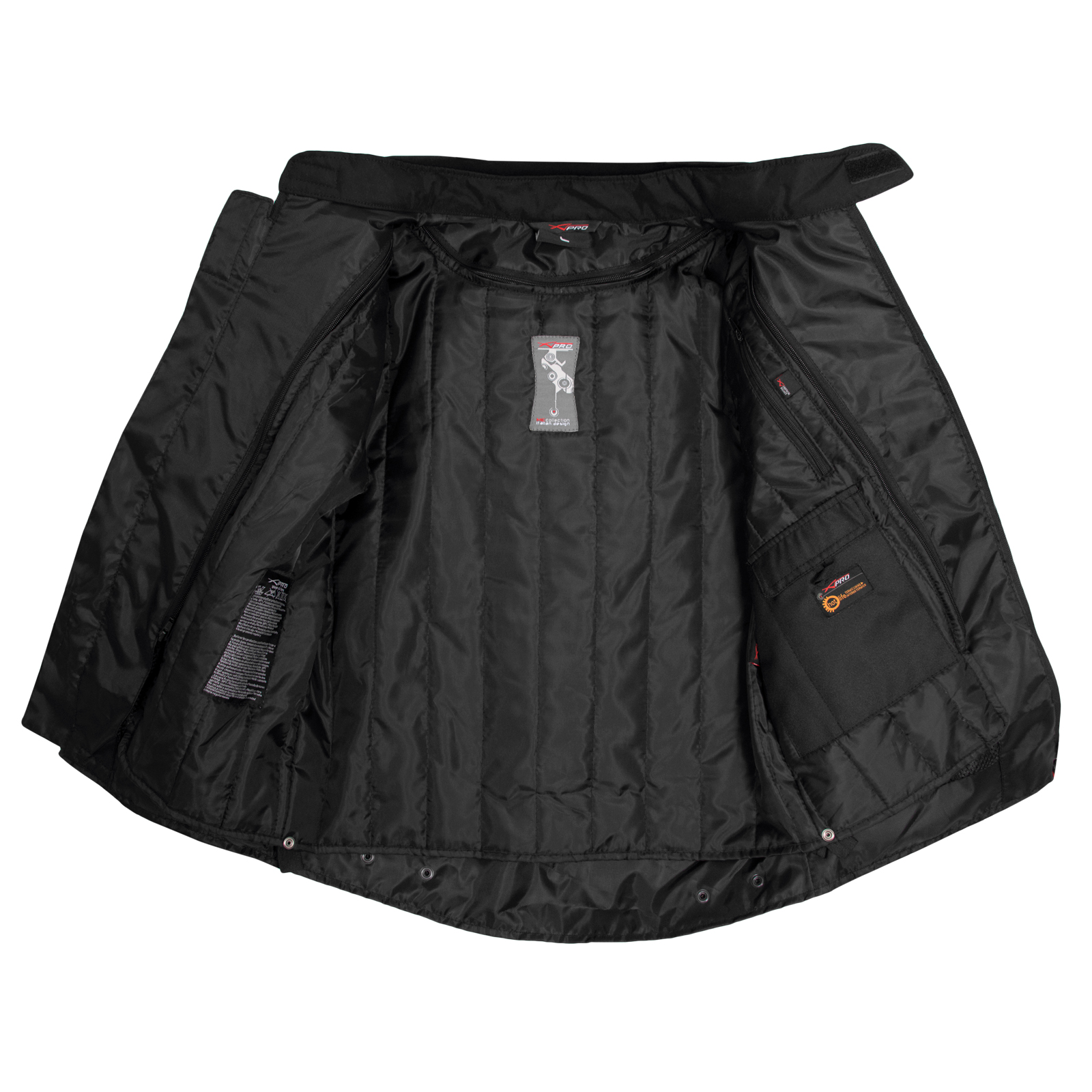 Giacca Tessuto Moto Protezioni CE Manica Staccabile Gilet Termico Removibile - Afbeelding 22 van 63