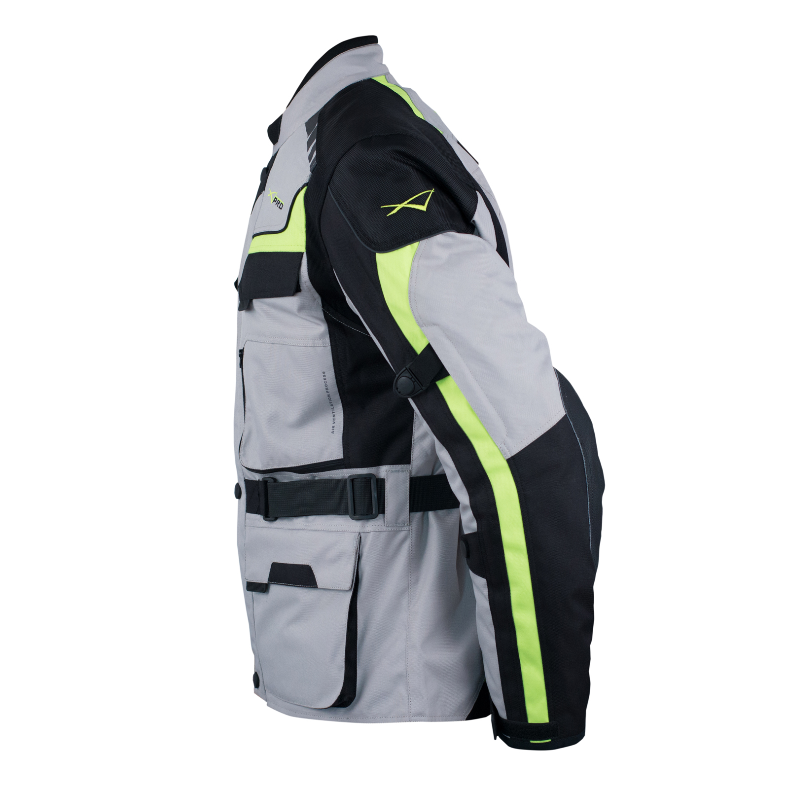 Giacca Impermeabile Moto Tessuto Protezioni CE Scooter Viaggio - Afbeelding 30 van 39