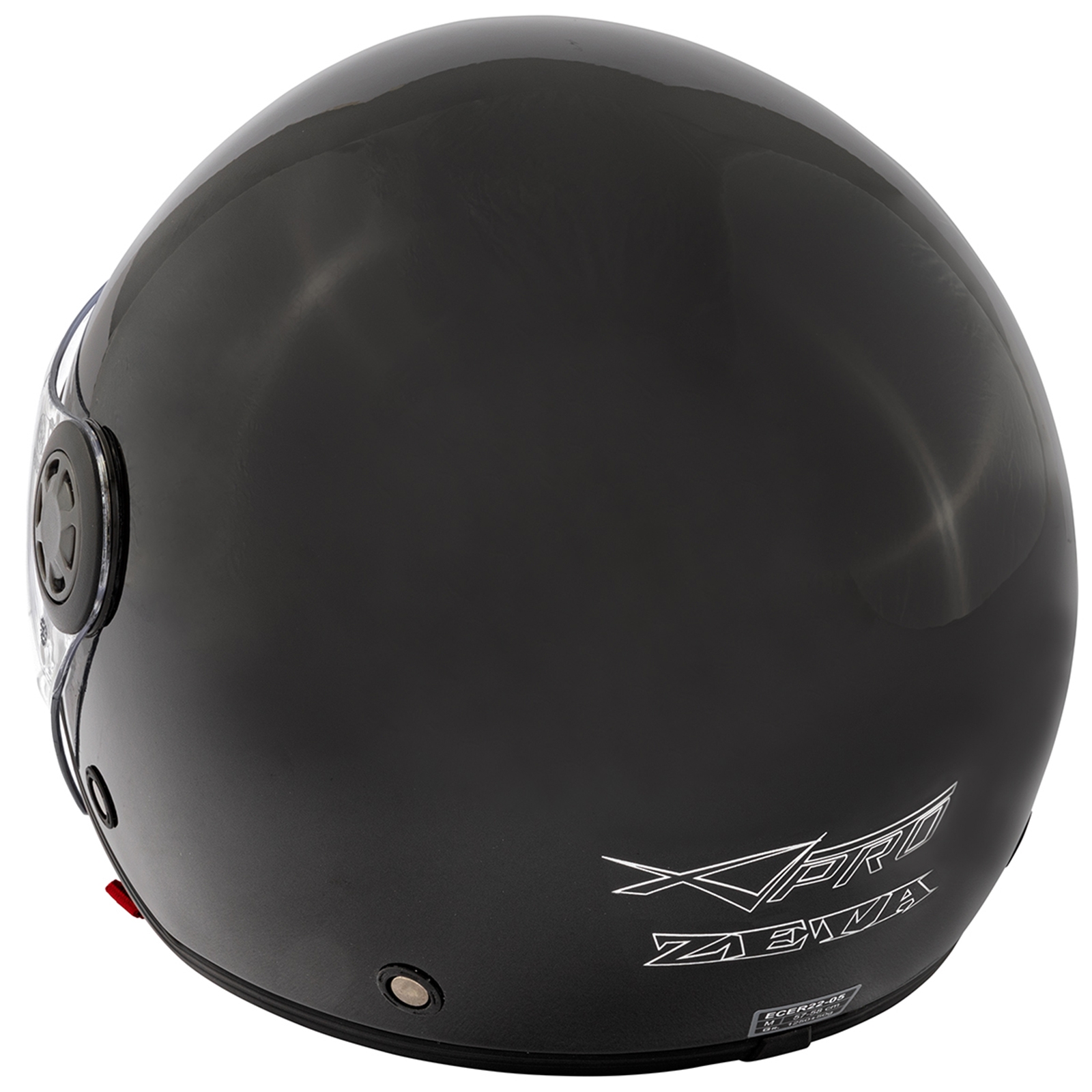 Jet Scooter Casco ECE 22 06 Moto Certificato Lunga Trasparente Visiera Parasole - Picture 13 of 99