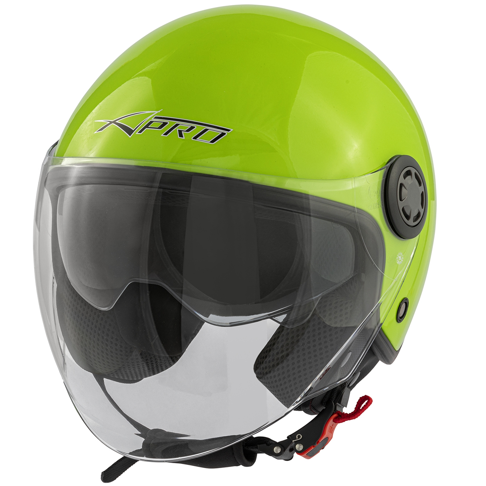 Jet Scooter Casco ECE 22 06 Moto Certificato Lunga Trasparente Visiera Parasole - Picture 28 of 99