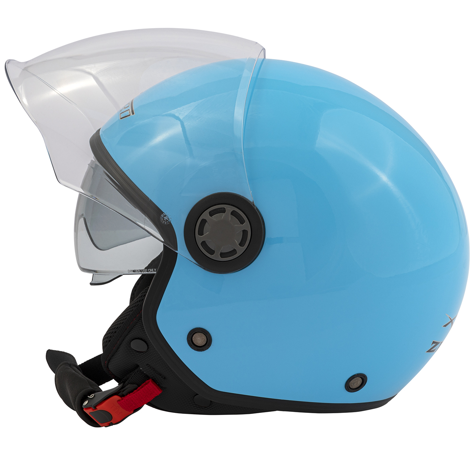 Jet Scooter Casco ECE 22 06 Moto Certificato Lunga Trasparente Visiera Parasole - Picture 48 of 99