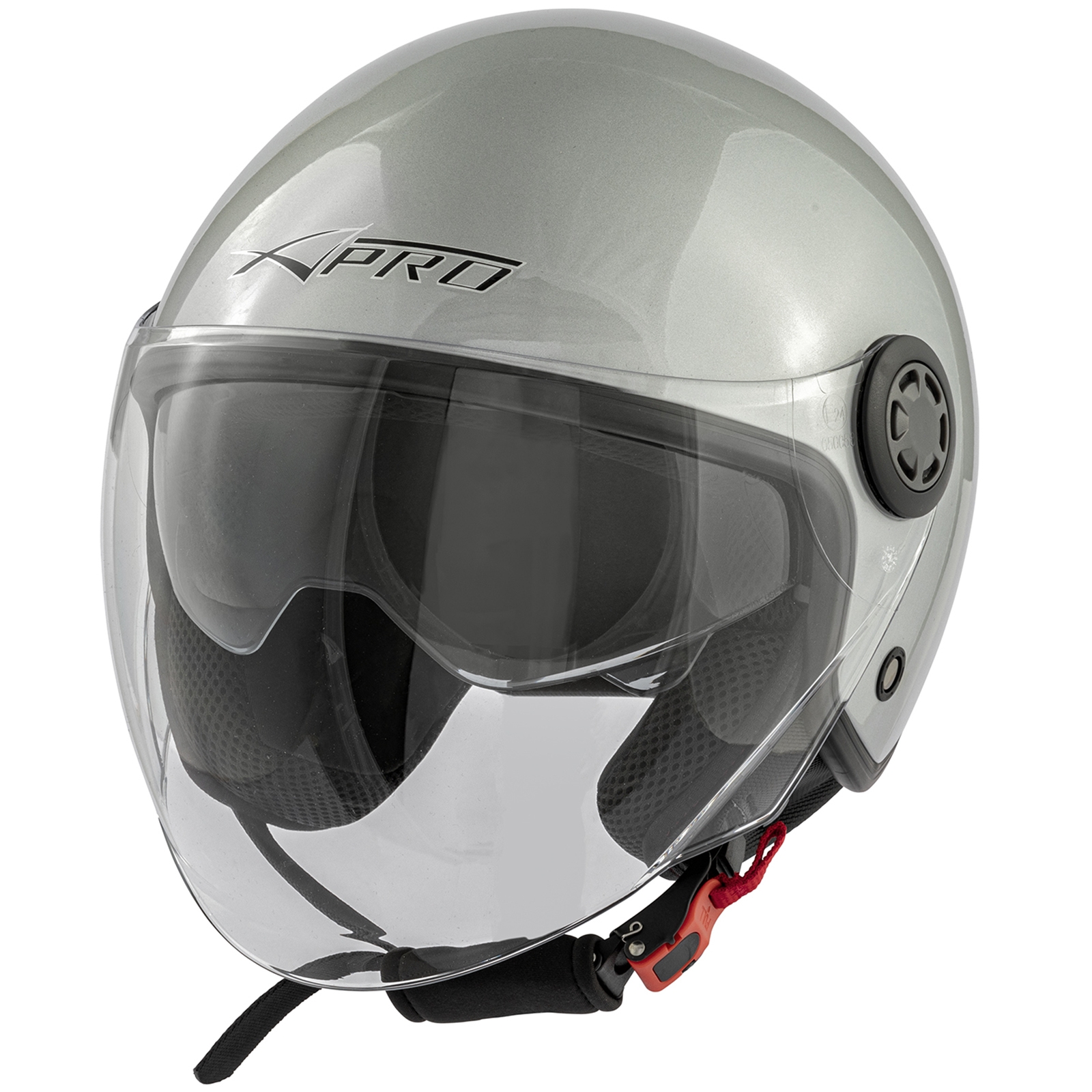 Jet Scooter Casco ECE 22 06 Moto Certificato Lunga Trasparente Visiera Parasole - Picture 83 of 99