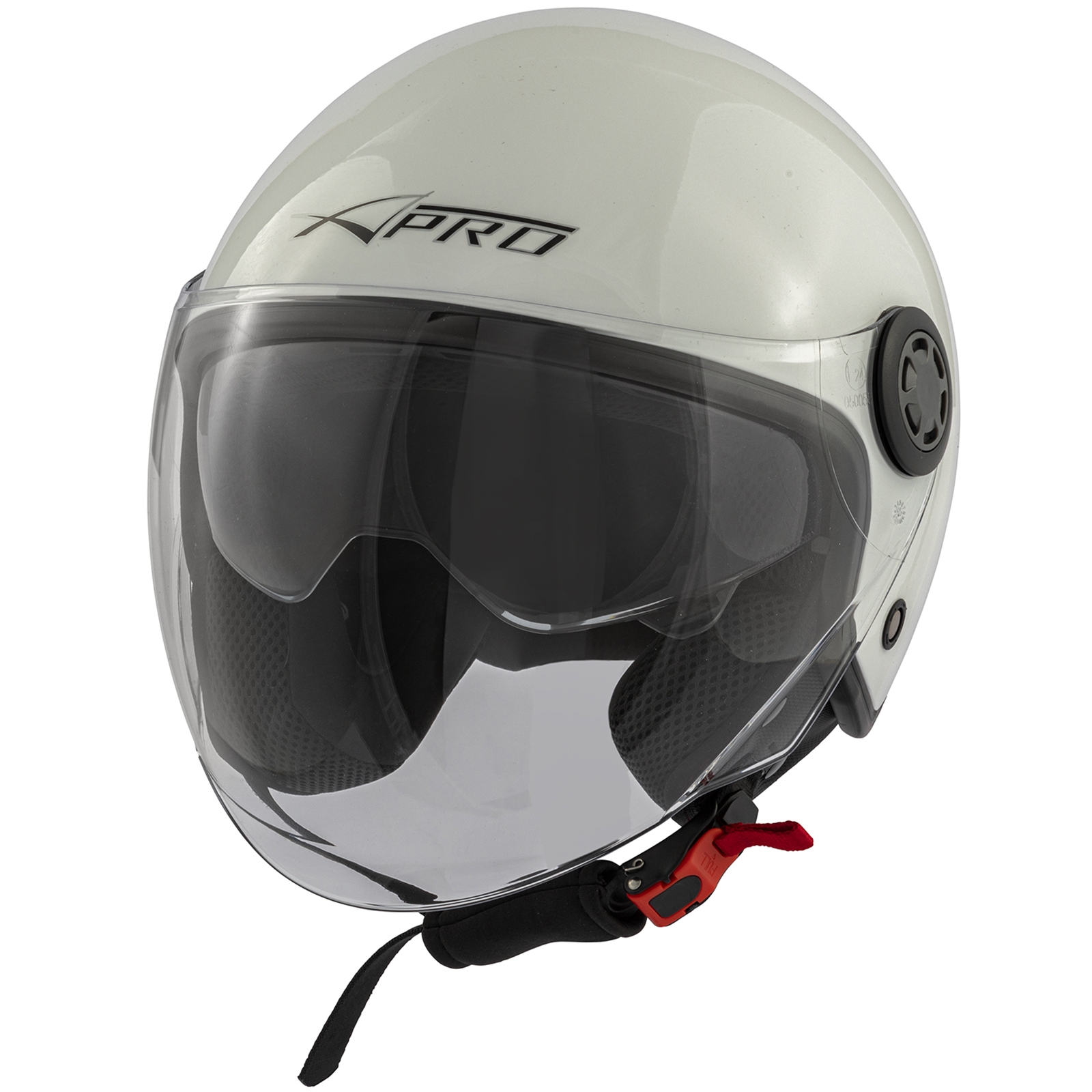 Jet Scooter Casco ECE 22 06 Moto Certificato Lunga Trasparente Visiera Parasole - Picture 95 of 99